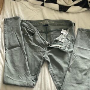 American Eagle Outfitters Gray Women Jeans